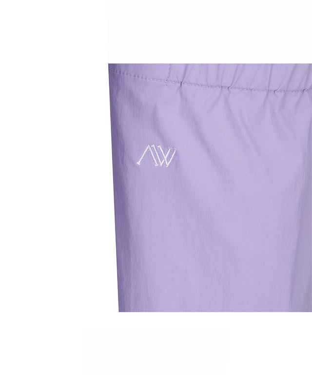 Lavender ANEW Golf Women Ventilation Slim Jogger Long Pants showcasing stylish design and comfortable fit.